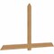 Ekena Millwork Eugene Smooth Timber Gable Bracket, Western Red Cedar, 96"W x 56"H x 1 1/2"D x 5 1/2"F, 14/12 Pitch GBW096X56X0206EUG00SWR - alternate 3